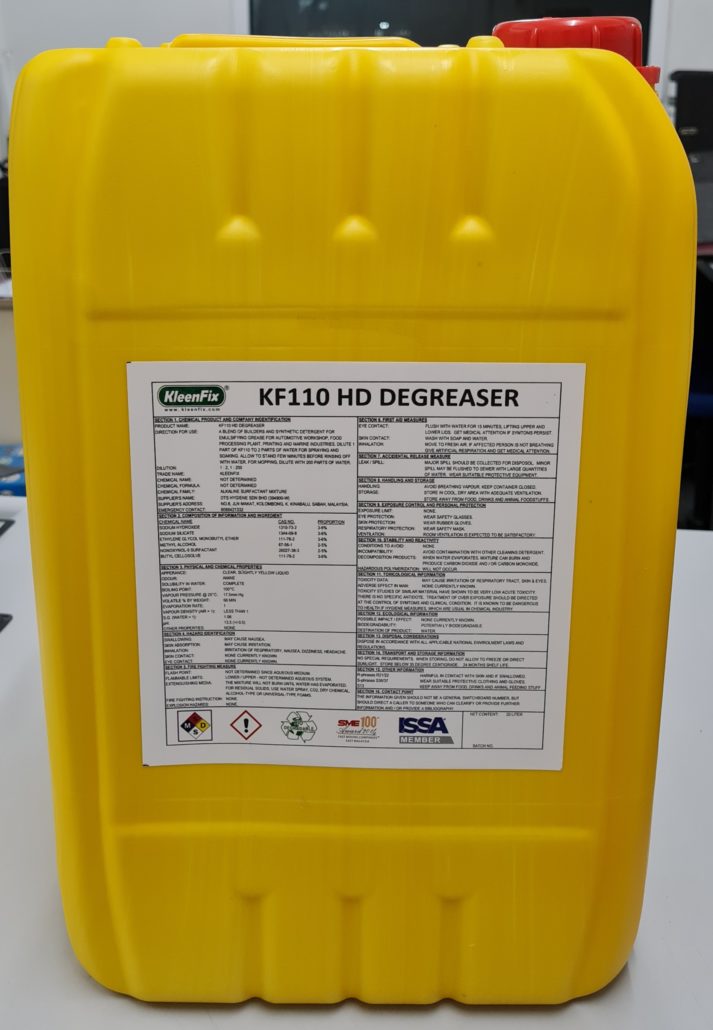 KF110 HD DEGREASER KleenFix